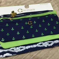 C WONDER アンカーデザインポーチ