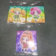 アイカツ　シールウエハース　R 姫里マリア、北大路さくら、冴草きい　レア　3枚