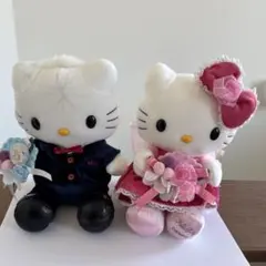 ま*ち様 電報　キティ　ぬいぐるみ