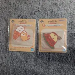 お文具といっしょ 一番くじ いっぱいたべたいな F賞 プリンさん・子猫さんセット