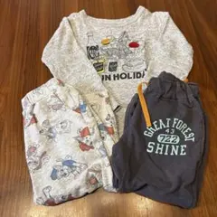FUN HOLIDAY Tシャツとパンツ　3点セット