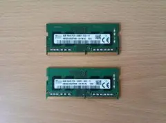 SK hynix 4GB×2枚組 計8GB DDR4ノートPC用メモリ① - メルカリ