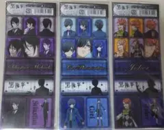 3点セット　黒執事　クリアシール　シエル　セバスチャン　ジョーカー　ステッカー