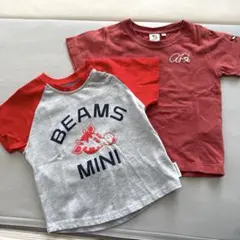 BEAMS mini ビームスミニ 半袖Tシャツ 95 まとめ売り 赤