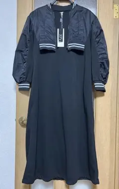 専用　新品　33℃ サーティースリーディグリー ティアードマキシ丈ワンピース　黒 33°C サーティースリーディグリー マキシ丈ティアードワンピース 黒