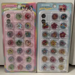 新品 おはじきシール キラコロ パワーパフガールズ 日焼けキティ