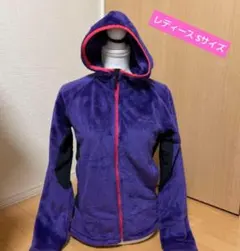 コロンビア　長袖パーカー　フリース　Sサイズ　パープル　山登り　防寒