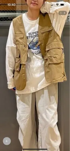 ニコアンド　3WAY フィッシングベスト