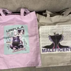 ディズニーヴィランズ ☆ くじ B賞トートバッグ 2点セット