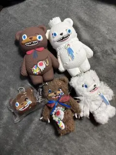 ハミクマ　2点【新品、未使用】　ぬいぐるみs 2025年最新】ハミクマぬいぐるみの人気アイテム - メルカリ