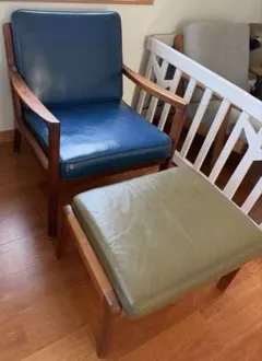 【1965年製】France & Son セネター＆オットマン チーク(チェア)