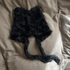 ファー猫耳帽子