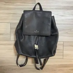 kate spadeケイトスペード 黒 レザー リュック