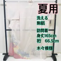 ❤️❤️❤️うさうさ911◇趣味の着物集い◇夏用洗える駒絽 訪問着