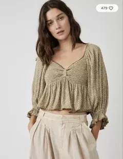 Free People Brittnee Printed Too
