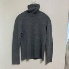 COMME CA ISM グレー タートルネック M