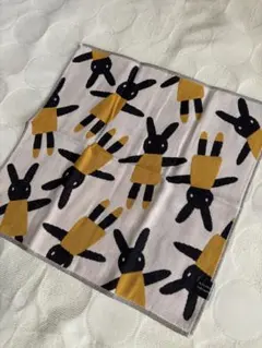 [マタノアツコ]Atsuko Matano うさぎ柄ガーゼハンカチ　大判