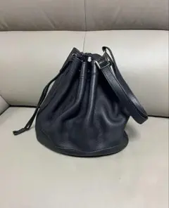 週末お値下げ　HERMES マーケットGM 巾着 ショルダーバッグ ブラックのサムネイル