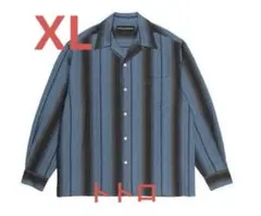 WACKO MARIA OMBRESTRIPED COLLAR SHIRT XL