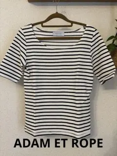 アダムエロペ　ボーダー Tシャツ トップス