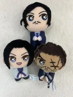 名探偵コナン ぴょことも マスコット ぬいぐるみ 3個 大和 高明 上原