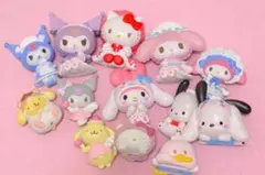 【サンリオ】ガチャガチャ(キティ、マイメロ、クロミ、プリン、ペックル、ポチャコ)