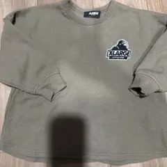 XLARGE KIDS 長袖カットソー ワッフル素材