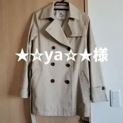anyFAM ショートトレンチコート スプリングコート ベージュ系のサムネイル