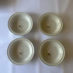 yamaka ストーンウェア 小皿プレート 4枚セット花柄レトロのサムネイル