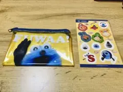 スンスン クリアポーチ&シール スシローコラボ