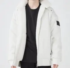 Calvin Klein ホワイト ボンバージャケット