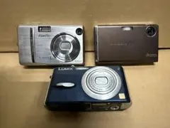 デジタルカメラ 3台セット FUJIFILM Panasonic 動作未確認
