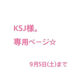 KSJ様。専用ページ☆