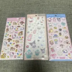 サンリオ　シール3セット