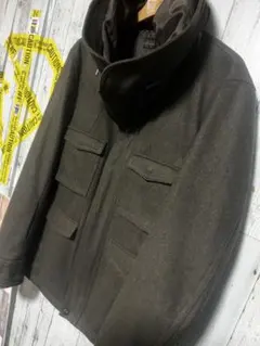00s y2k archive gimmick zip wool jacket