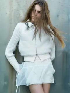 SNIDEL スナイデル ファーニットブルゾン