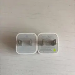 Apple純正　 USB電源アダプター ホワイト　2個