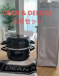 DEAN & DELUCA✨キャセロールLブラック＆保冷バッグ＆ティータオル