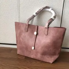 お仕事にも◎ピンクトートバックのサムネイル