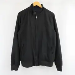 OLD NAVY ウール ハイネック ジップ ジャケット 古着 M ブラックのサムネイル