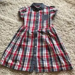 コムサイズム　シャツワンピース