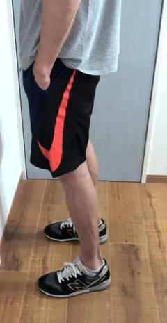 NIKE ナイキ ドライフィット ハーフパンツ トレーニングパンツL　ネイビー