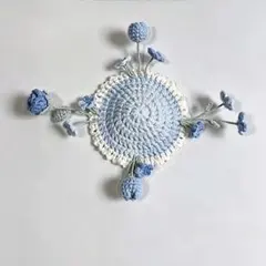 お花畑のフラワーコースター｜かぎ針編み 手編み ハンドメイド