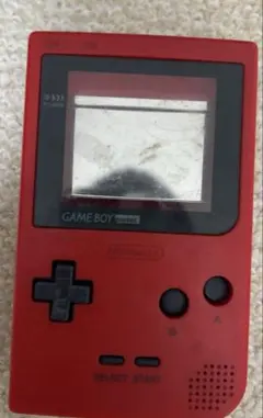 任天堂 ゲームボーイポケット レッド シェル