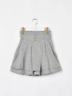 evelyn ダブルフレアスカート ギンガムチェック