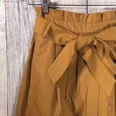 【SIMPLICITE 】シンプリシテェ ロング スカート リボンベルト付