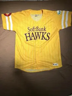 SoftBank Hawks ユニフォーム メンズL イエロー　鷹の祭典