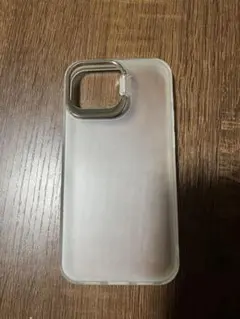 iPhone13mini ケース スタンド付 透明 耐衝撃 クリア