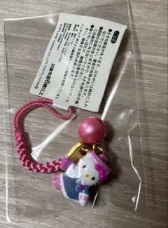 キティ　usj ユニバ　ストラップ　根付け ハローキティ ユニバーサルスタジオジャパン ストラップ 根付け 未使用