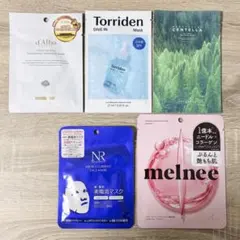 フェイスパック 5種類 まとめ売り